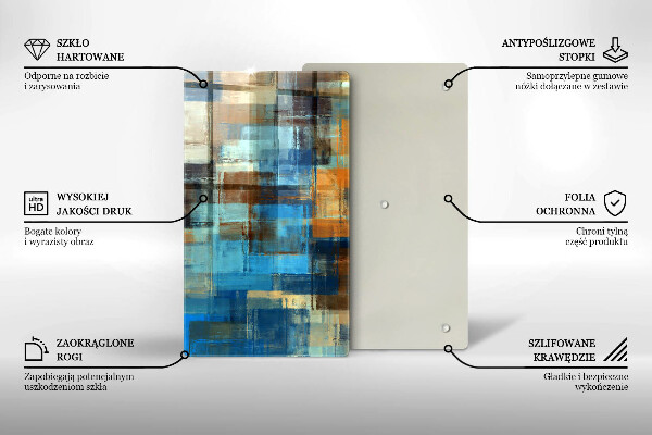 Herd abdeckplatte Gemalter Hintergrund