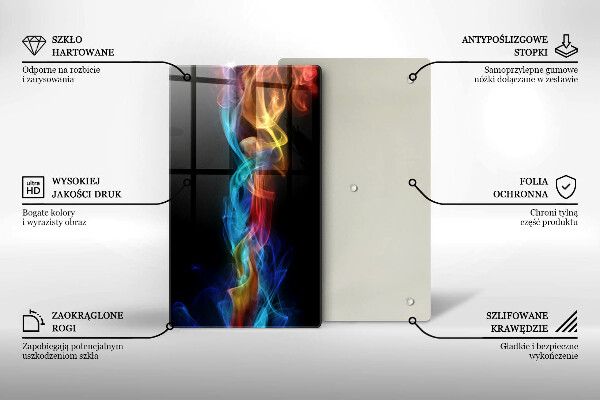 Herd abdeckplatte Bunter Rauch