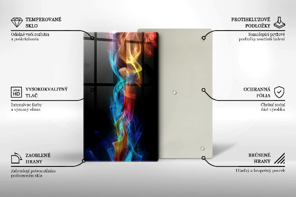 Herd abdeckplatte Bunter Rauch