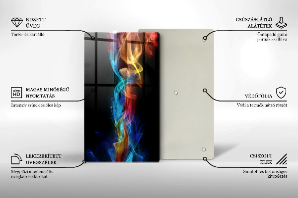 Herd abdeckplatte Bunter Rauch