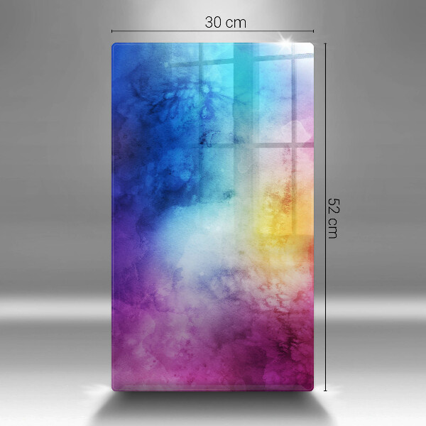 Herd abdeckplatte Regenbogen-Aquarellspritzer