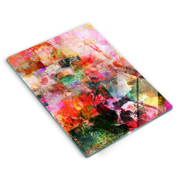 Herd abdeckplatte Abstraktion malen