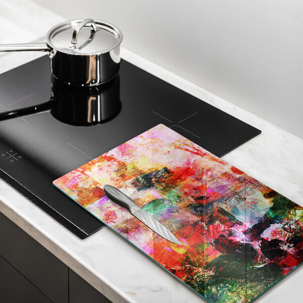 Herd abdeckplatte Abstraktion malen