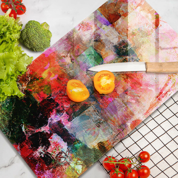 Herd abdeckplatte Abstraktion malen