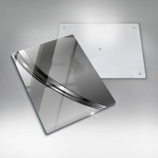 Herd abdeckplatte Metallabstraktion