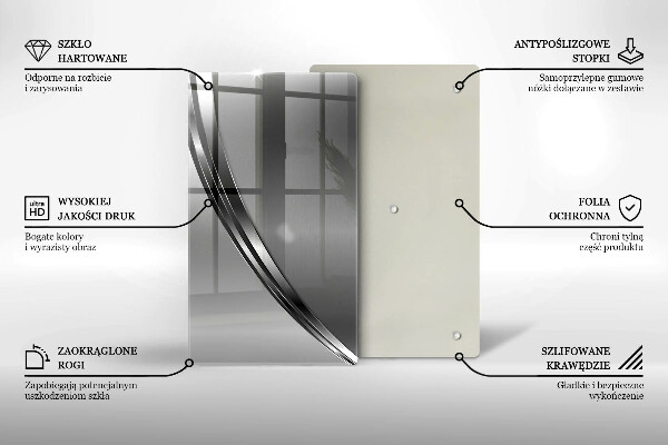 Herd abdeckplatte Metallabstraktion