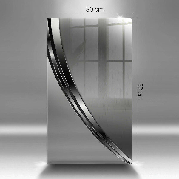 Herd abdeckplatte Metallabstraktion