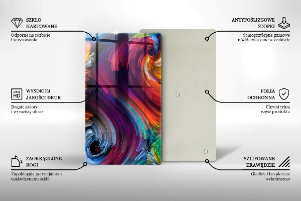 Herd abdeckplatte Bunte Highlights