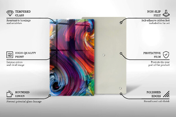 Herd abdeckplatte Bunte Highlights