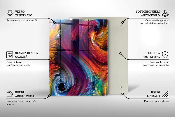 Herd abdeckplatte Bunte Highlights