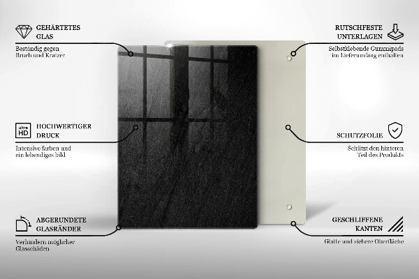 Herd abdeckplatte Felsstruktur