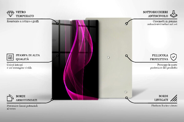 Herd abdeckplatte Rosa Abstraktion