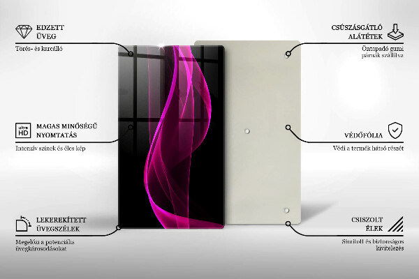 Herd abdeckplatte Rosa Abstraktion