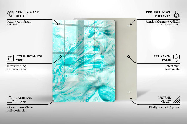Herd abdeckplatte Abstraktionsfarben