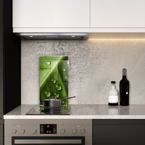 Herd abdeckplatte Naturtau und Blatt