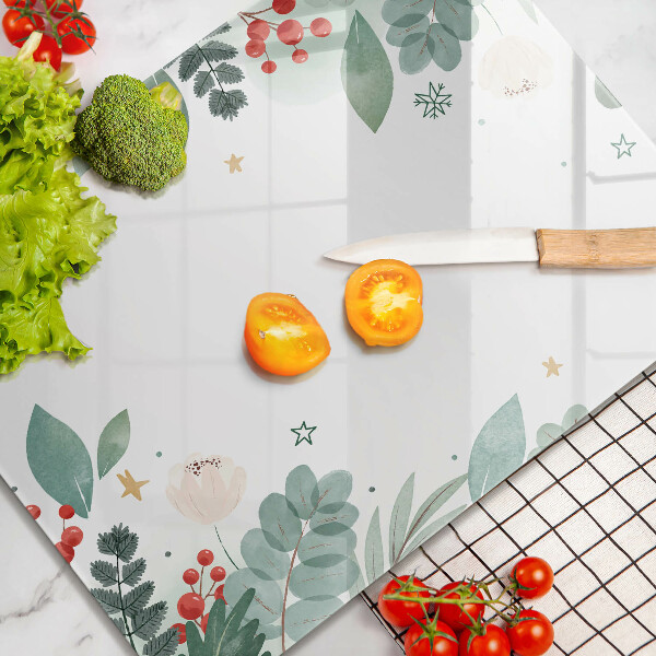 Herd abdeckplatte Aquarellblätter