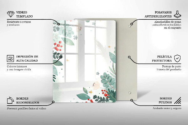 Herd abdeckplatte Aquarellblätter