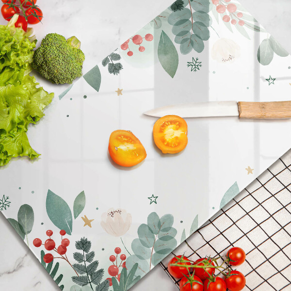 Herd abdeckplatte Aquarellblätter