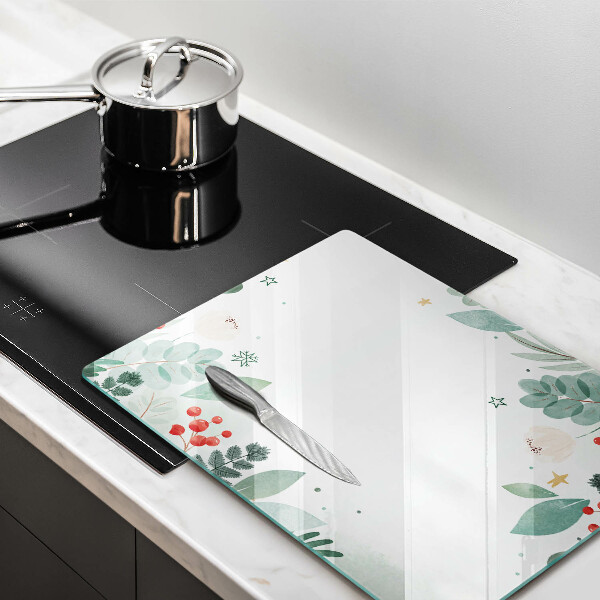 Herd abdeckplatte Aquarellblätter