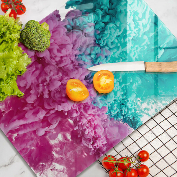 Schutz für induktionskochfeld Türkisrosa Rauch