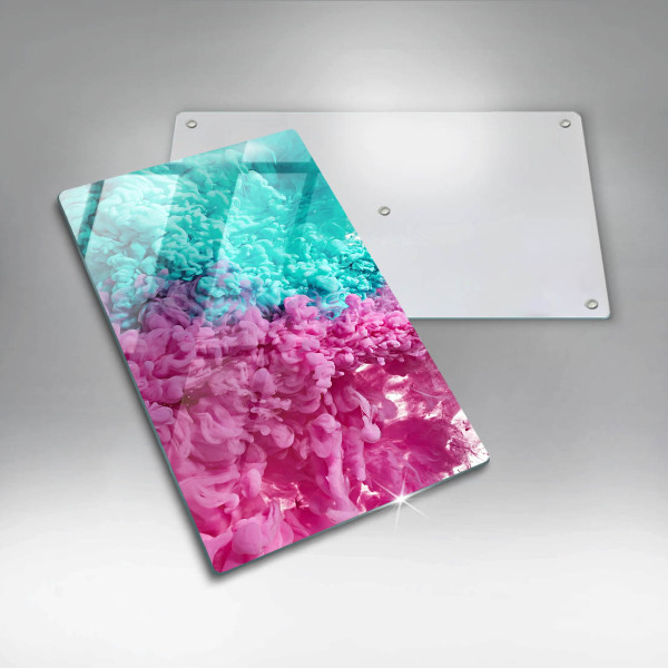 Schutz für induktionskochfeld Türkisrosa Rauch