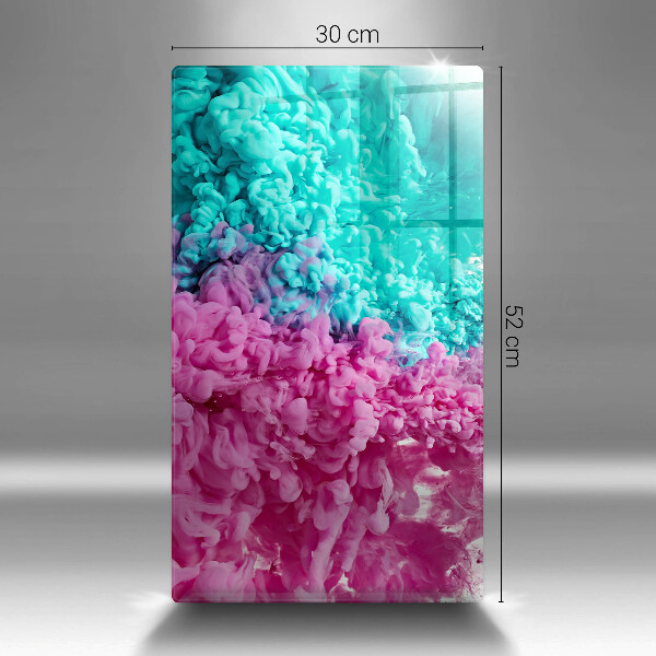 Schutz für induktionskochfeld Türkisrosa Rauch