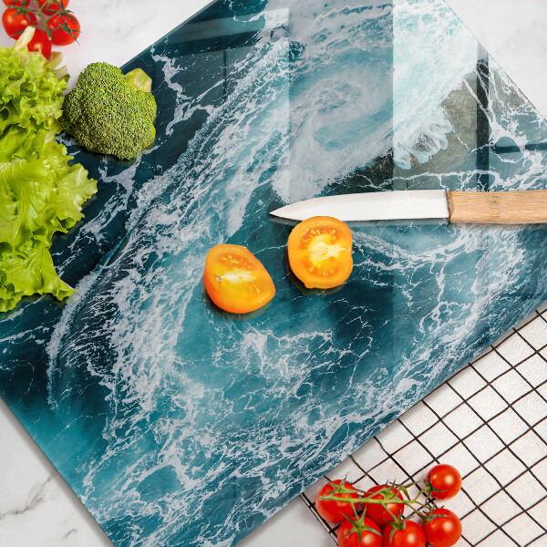 Schutz für induktionskochfeld Schäumende Wasserwellen