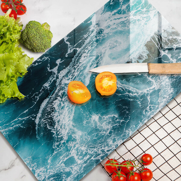 Schutz für induktionskochfeld Schäumende Wasserwellen