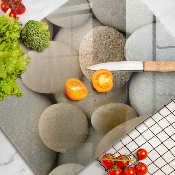 Herd abdeckplatte Muster aus ovalen Steinen