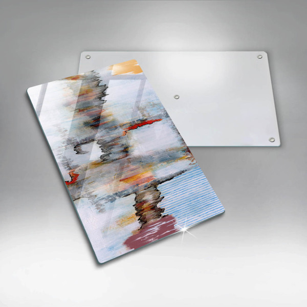 Herd abdeckplatte Abstraktionsfarben