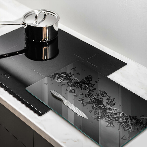 Herd abdeckplatte Abstrakte 3D-Formen