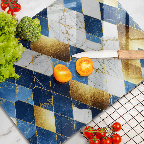 Herd abdeckplatte Goldene Marmorrauten