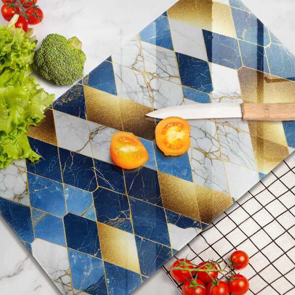 Herd abdeckplatte Goldene Marmorrauten
