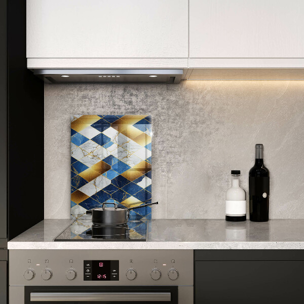 Herd abdeckplatte Goldene Marmorrauten