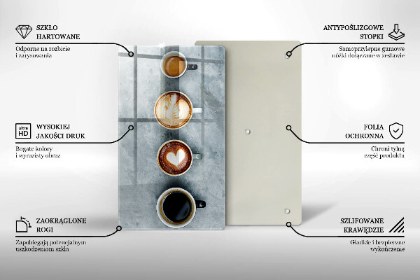 Herd abdeckplatte Küche - Kaffeetassen
