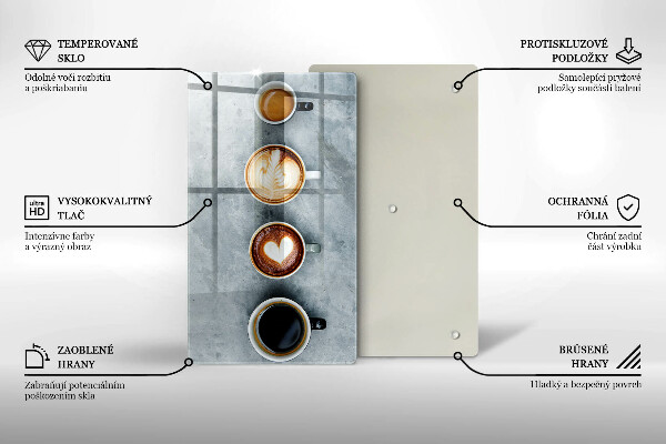 Herd abdeckplatte Küche - Kaffeetassen