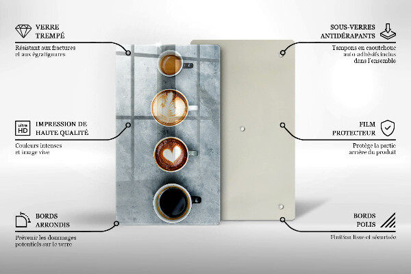 Herd abdeckplatte Küche - Kaffeetassen