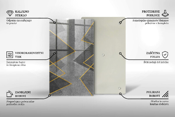 Herd abdeckplatte Scharfe Formen