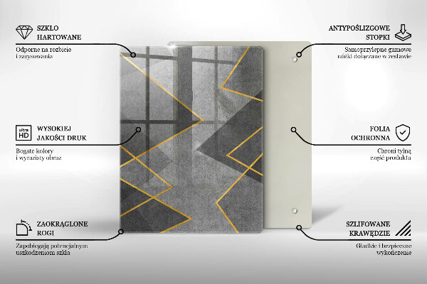 Herd abdeckplatte Scharfe Formen