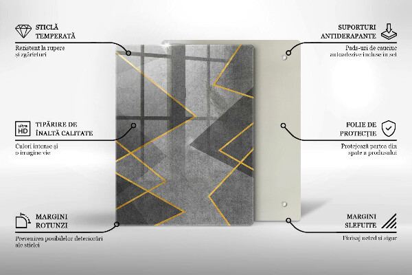 Herd abdeckplatte Scharfe Formen
