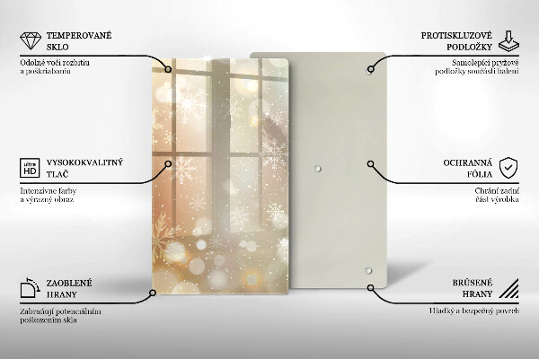 Herd schutzplatte Schneeflocken