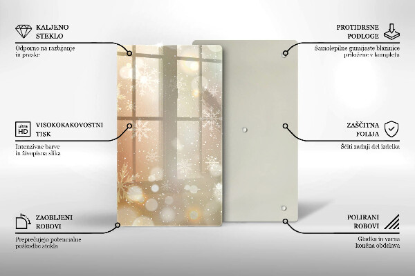 Herd schutzplatte Schneeflocken