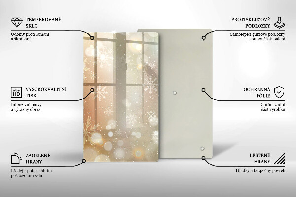 Herd schutzplatte Schneeflocken