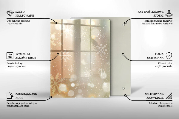 Herd schutzplatte Schneeflocken