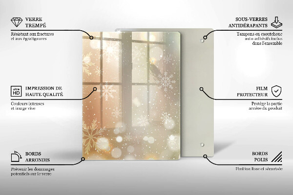 Herd schutzplatte Schneeflocken