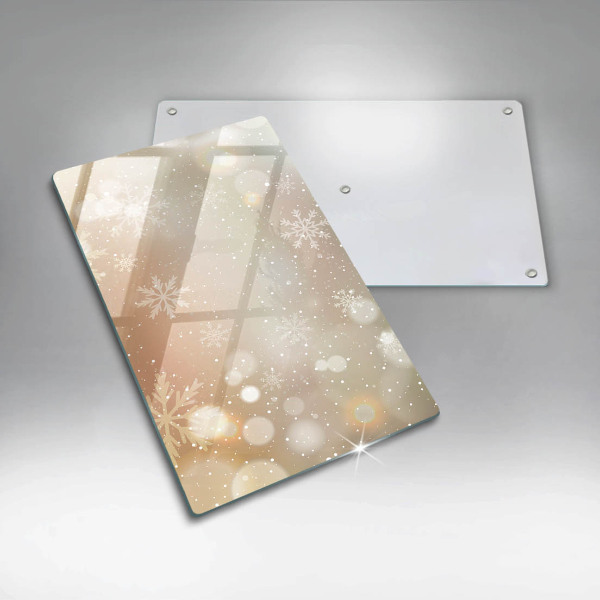 Herd schutzplatte Schneeflocken