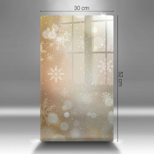 Herd schutzplatte Schneeflocken