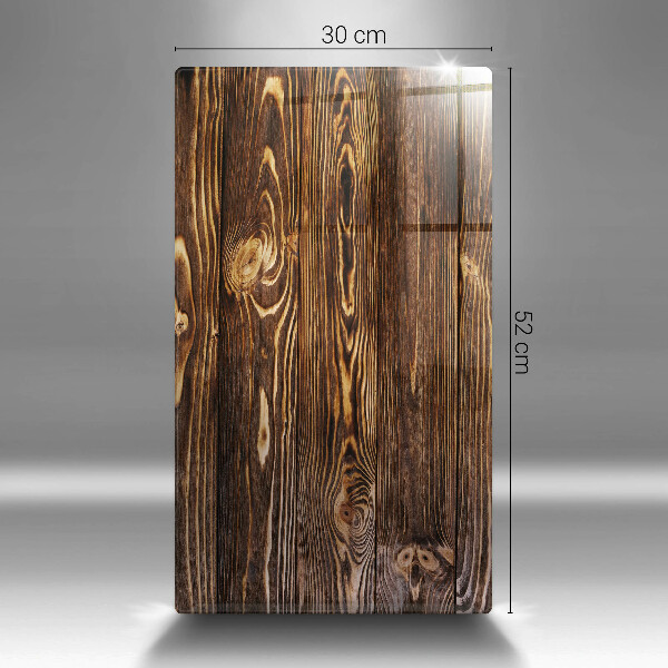 Herd schutzplatte Holzstruktur