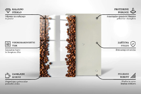 Herd schutzplatte Kaffeebohnen