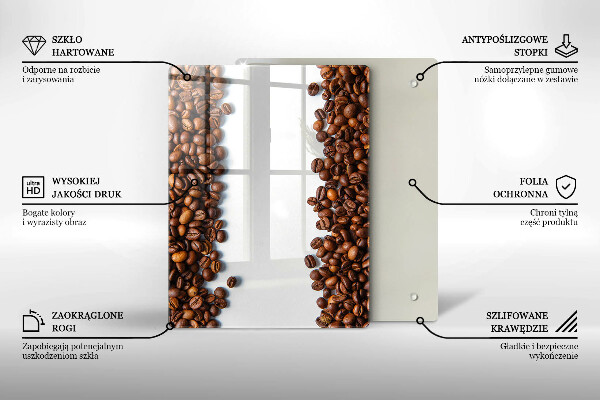 Herd schutzplatte Kaffeebohnen